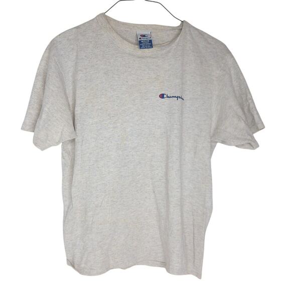 Vintage 1990s Champion Gray T Shirt Size Medium - Picture 1 of 11